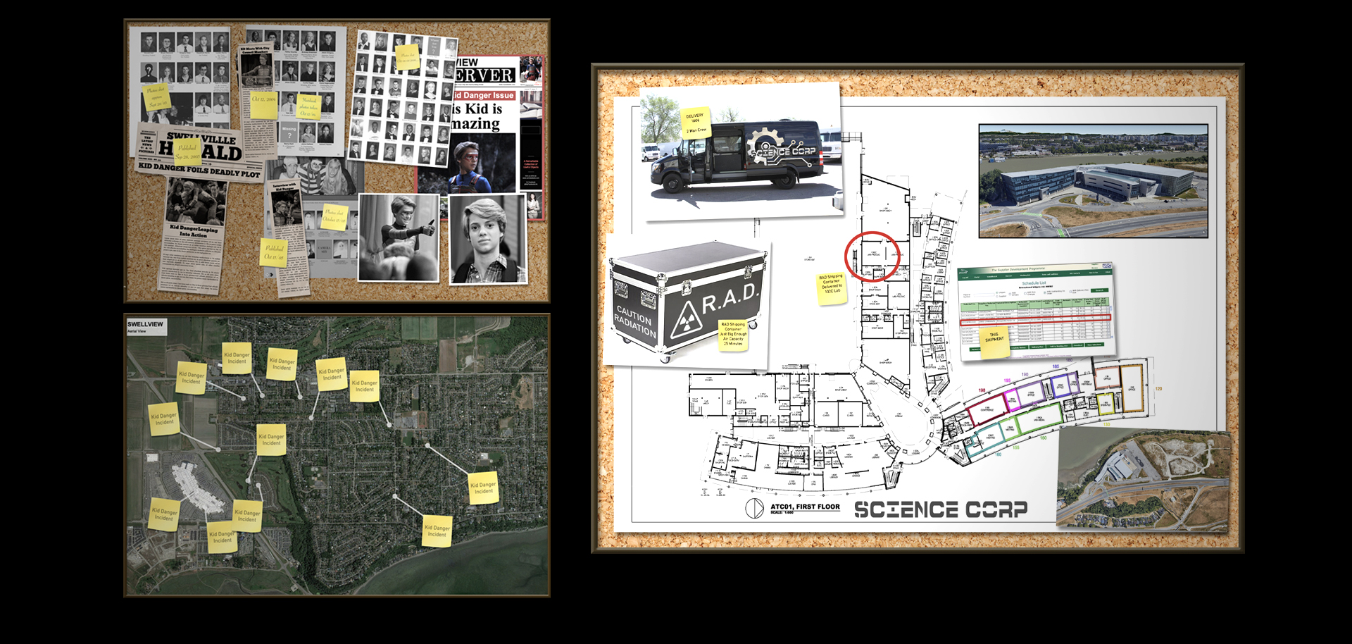 Super Fan Bulletin Boards Concept Illustration